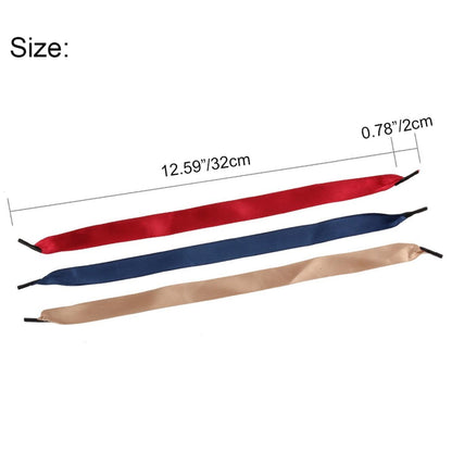 Czsycdsf 100 Pcs 12.59 inch Satin Ribbon Solid Fabric Paper Gift Bags Rope Handles, Kraft Paper Gift Bags Ribbon Handles Shopping Bags Ribbon Handle Wine Box Handle DIY Craft Decorative Portable Rope