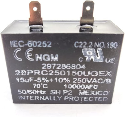 WP65889-4 Refrigerator Run Capacitor for Whirlpool, AP6010187, PS11743364
