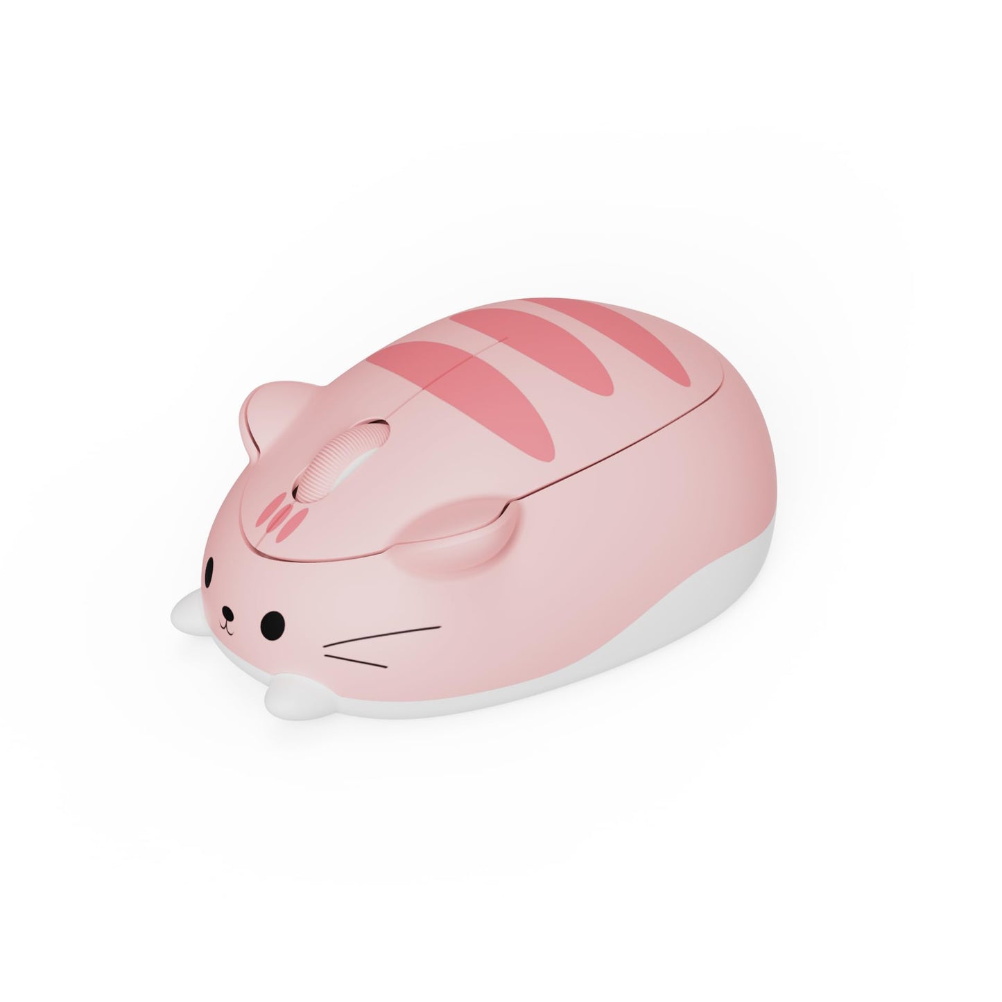Akko Cat Theme Wireless Gaming Mouse, 2.4G GHz with a USB Receiver, Cute Optical Cordless Cartoon Mice for Computer/Laptop/Desktop/PC, Compatible with Mac/Win (Gray Mimo)