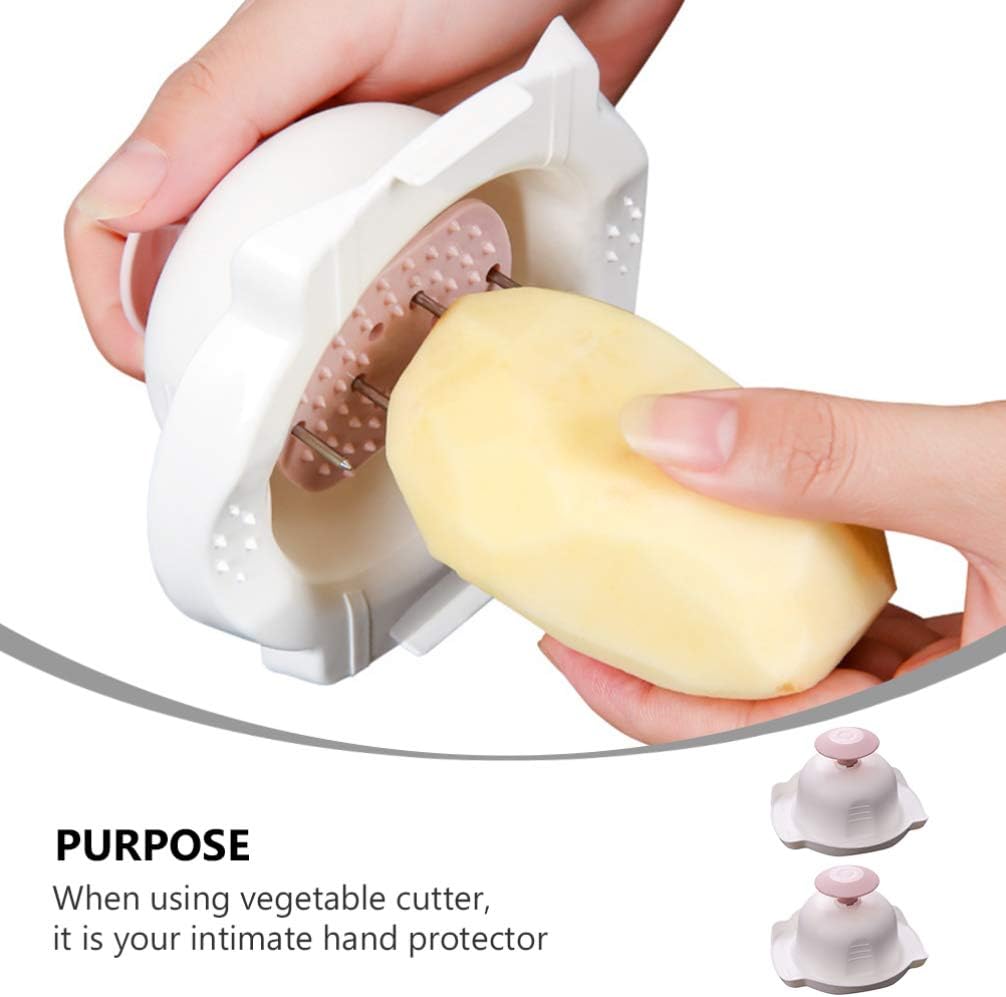 DOITOOL 2PCS Hand Finger Protectors - For Mandolin Slicer, Vegetable Grater, Kitchen Food Slicer, Durable Plastic, Easy