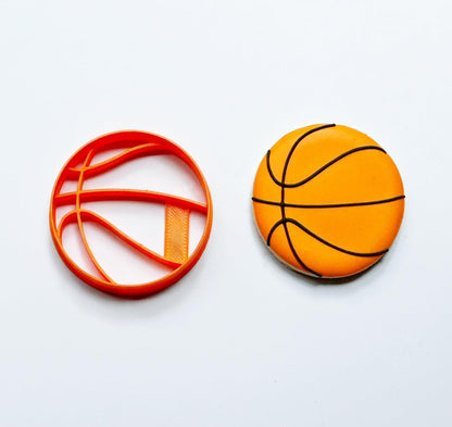 BASKETBALL COOKIE CUTTERS - American Hoops Sport Basketball Game Hoop and Backboard Cookie Cutters (3 Pack)