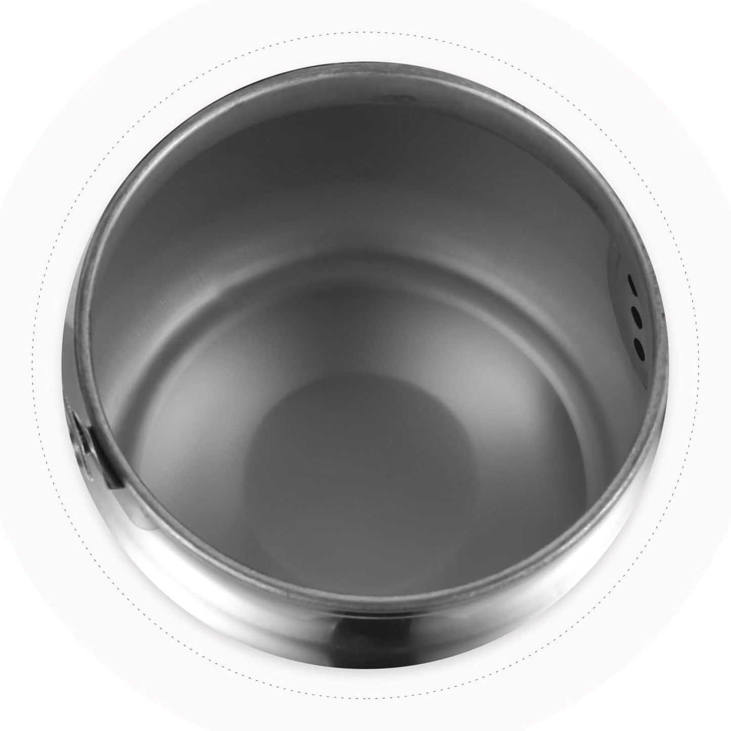 Lurrose 1.5QT Whistling Tea Kettle, Stainless Steel Teakettle with Cool Grip Handle for Stovetop