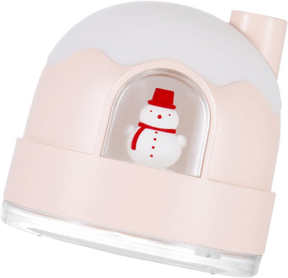 Cool Mist Humidifier with Night Light, Quiet Ultrasound Humidifiers for Bedroom, Auto Shut Off Cute Snowhouse Design