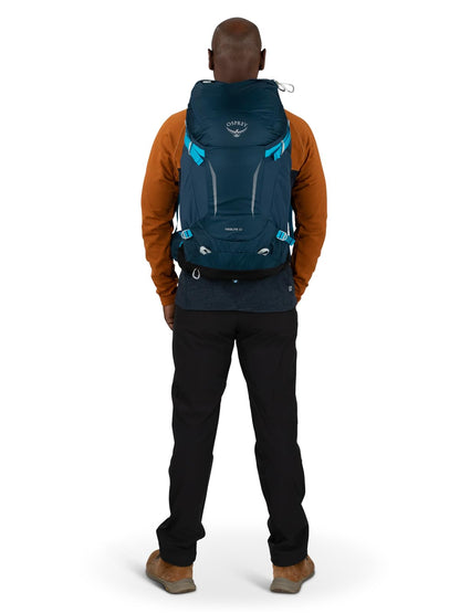 Osprey Hikelite 32L Unisex Hiking Backpack, Tan Concrete, Small/Medium