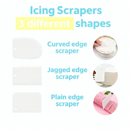 82 Pcs Cake Decorating Kit with Non-Slip Turntable, Stand,Leveler, 12 Piping Nozzles, Spatulas,Cupcake, 2 Reusable & 50 Disposable Bags,Complete Starter Set for Beginners & Home Bakers