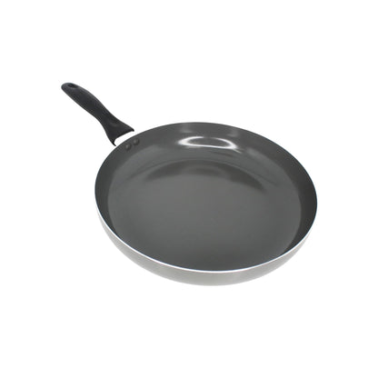 IMUSA 12-Inch Ceramic Nonstick Frying Pan – Large Gray Aluminum Skillet with Cool-Touch Handle, Ideal for Sautéing, Stir-Frying & Searing– Healthy Non-Stick Cookware for Home Kitchen