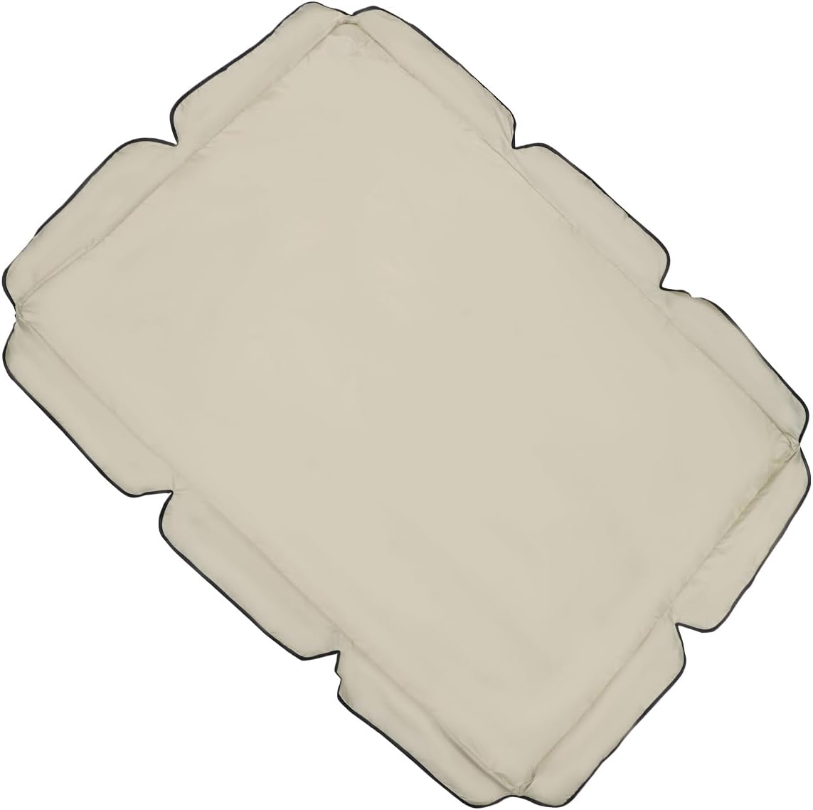 Yardwe Patio Swing Cover, Outdoor Replacement Canopy Cover, Garden Chair Shade Protector (55.9"x47.2")