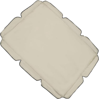 Yardwe Patio Swing Cover, Outdoor Replacement Canopy Cover, Garden Chair Shade Protector (55.9"x47.2")