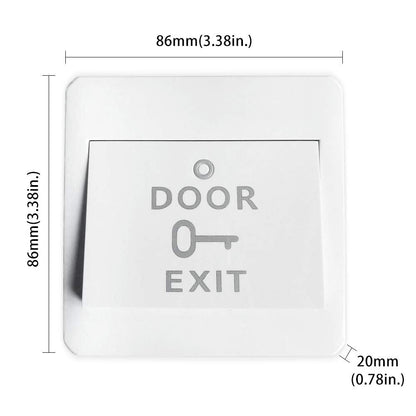 Automatic Swing Door,Push Button Swing Door Opener Remote Control Swing Opening Heavy Duty Door Operator with 2PCS Exit Buttons
