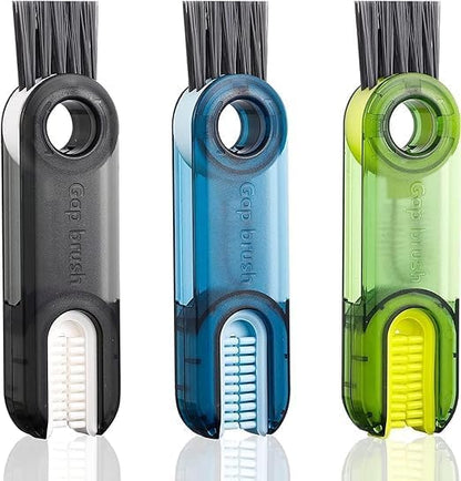 3 in 1 Cup Lid Gap Cleaning Brush - Multi-Functional Bottle Lid Cleaning Tools for Home Kitchen
