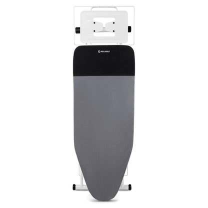 Reliable 600VB Professional Vacuum and Up-Air Pressing Table, Ironing Board with Vera Foam Cover, Conex Heat-Resistant Zone, Foot Pedal, Heated Surface, Quick Fold, Adjustable Height, Made in Italy