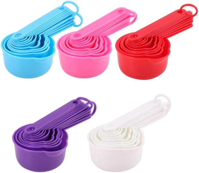 Measuring Cups and Spoons Set of 11, Purple: Kitchen Measuring Cups and Spoons