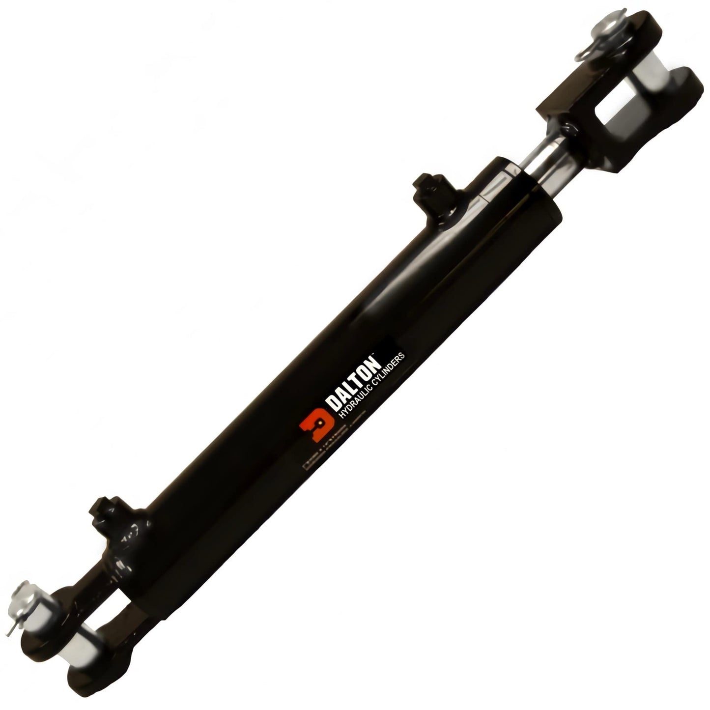 Dalton Hydraulic Cylinders Double Acting Welded Clevis Cylinder 1.5" Bore x 16" Stroke NPT Ports (3000 PSI)