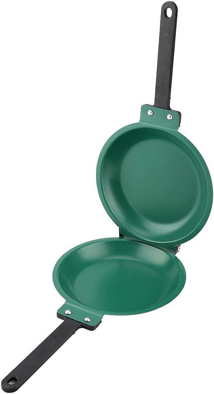 GOTOTOP 7.5 Inch Pancake Maker, Double Side Non-stick Ceramic Coating Frying Pan for Household Kitchen Cookware