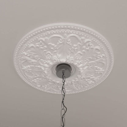 Ekena Millwork CM23AS 23 7/8-Inch OD x 4 1/8-Inch ID Ashley Ceiling Medallion