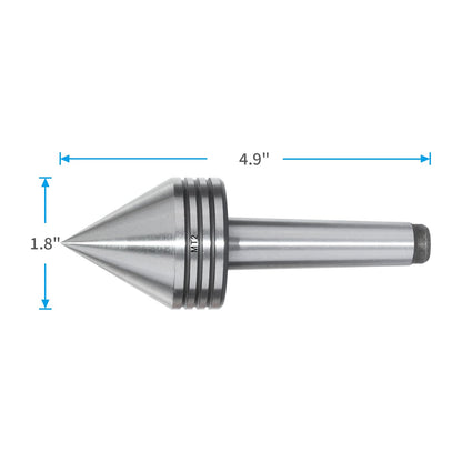DEEFIINE MT2 Heavy Duty Live Tailstock Center for wood lathe