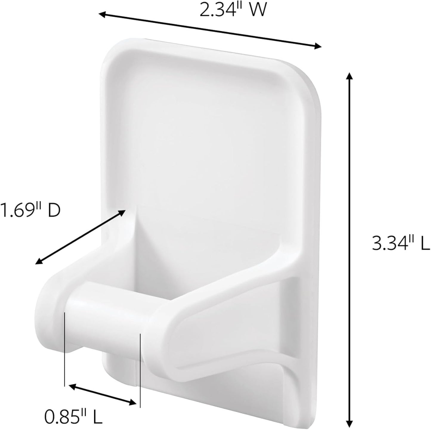 Command Spray Bottle Hangers, White/Gray, 2
