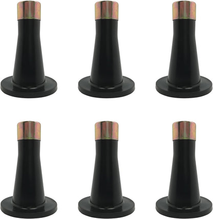 Kings Brand Furniture - Plastic Bed Frame Glide Legs | Set of 6 Replacement Feet for Bed Frame Wheels