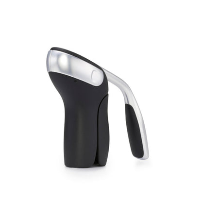 OXO Steel Vertical Lever Corkscrew with Removable Foil Cutter