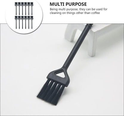 minkissy 60Pcs Coffee Machines Cleaning Brush, Plastic Espresso Machines Brush, Mini Brush for Keyboard and Electric