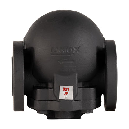 Unox DN15 Ball Float Steam Trap, Thermostatic, ANSI Class150 Flanged