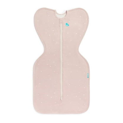 Love to Dream Swaddle UP - Baby Sleep Sack for Self-Soothing | Snug Fit, 1.0 TOG, Small 8-13lbs, Powder Pink Twinkle