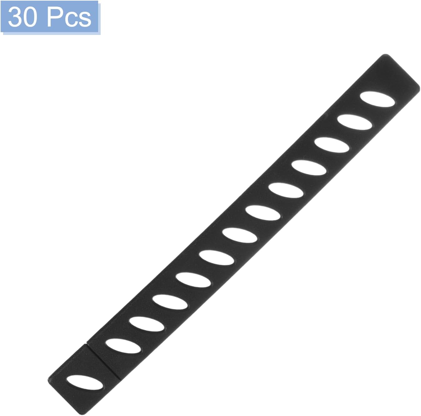 uxcell 30Pcs Knife Edge Guards, Universal Blade Covers Plastic Knife Sheath for Kitchen, Black