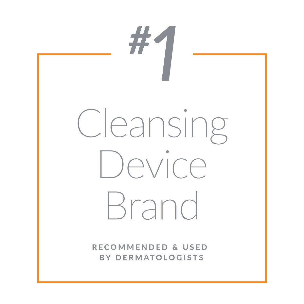 Clarisonic Deep Pore Facial Cleansing Brush Head Replacement Compatible with Mia 1, Mia 2, Mia Fit, Alpha Fit, Smart Profile Uplift and Alpha Fit X, 2 Pack
