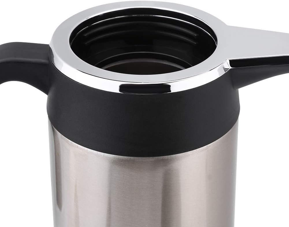 Electric Car Kettles, 450ml Boiling Heat Cup, Insulated Bottles with 12V Cigarette Lighter Plug