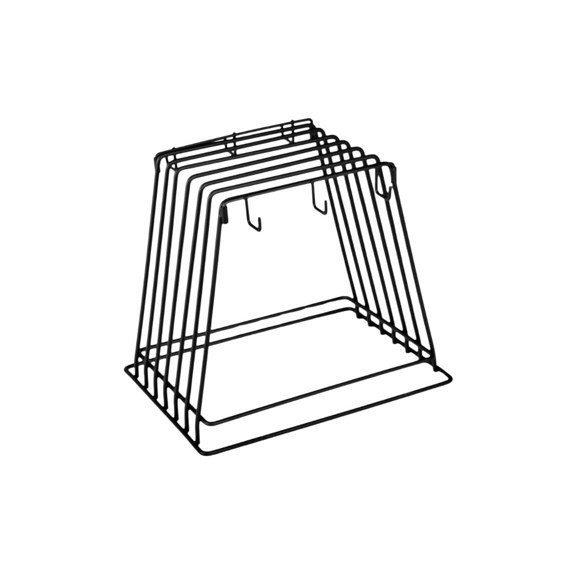 TrueCraftware- 24" x 18" x 1/2" Heavy Duty Wire Frame Cutting Board Rack (Fits) 6 Boards and 6 Brushes Cutting Board- Storage Cutting Board Rack Chopping Board Organizer Stand Holder Kitchen