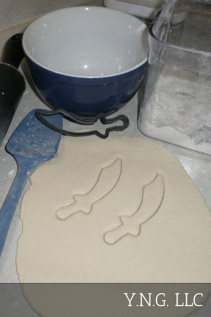 SWORD OUTLINE SHAPE PIRATE SAMURAI COOKIE CUTTER MADE IN USA
