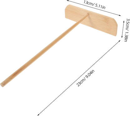 Pancake Spreader Kitchen Tools, Wooden Crepe Making Tool for Pancake Scraping