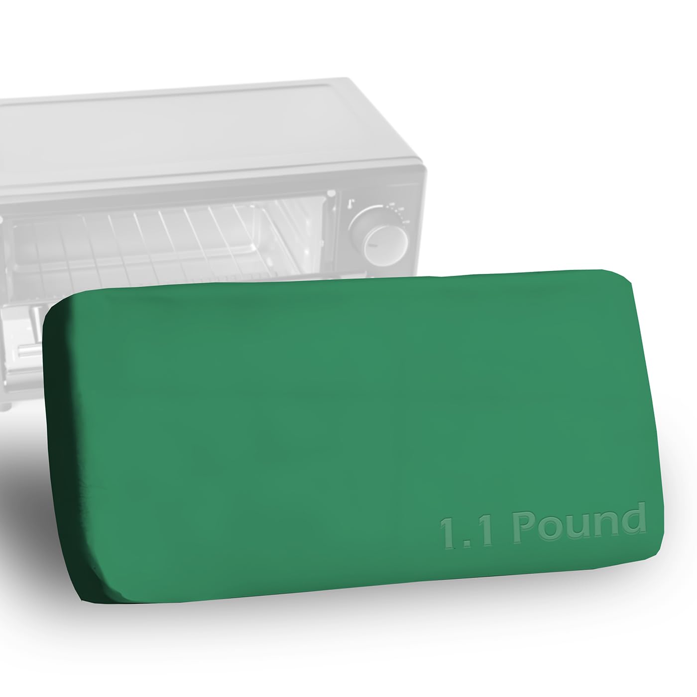 ReArt Polymer Oven-Bake Clay Green, Non Toxic 1.1Lbs Great for Modeling, Sculpting, Holiday, DIY Jewelry Making Projects