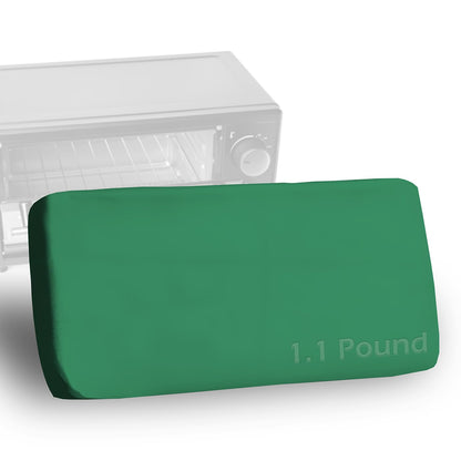 ReArt Polymer Oven-Bake Clay Green, Non Toxic 1.1Lbs Great for Modeling, Sculpting, Holiday, DIY Jewelry Making Projects