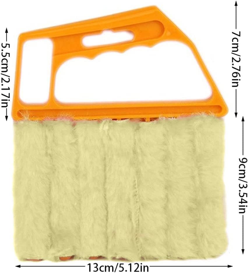 Blind Cleaner Brush for Dusting Blinds, Mini Washable Window Duster with 7 Slats for Household Cleaning