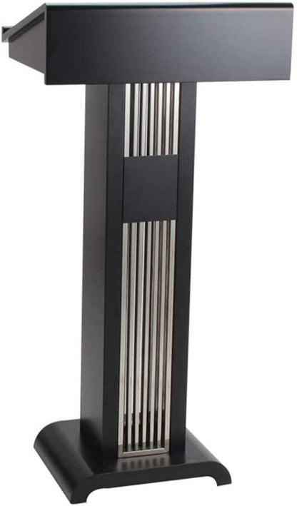JOuan Lectern Podium Stand, Lectern Podium Stand,Portable Podium Office Conference Lectern Table, Lecture Platform Speaking Simple Modern Hosting Stage Welcome Table Reception Desk Ideal