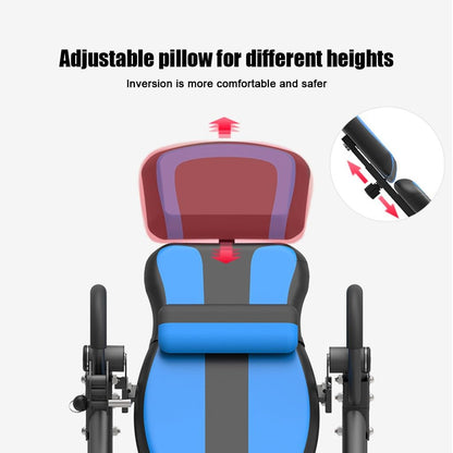 RIEJIN Inversion Table with Ankle Relief and Safety Features, Improve Posture and Spinal Health
