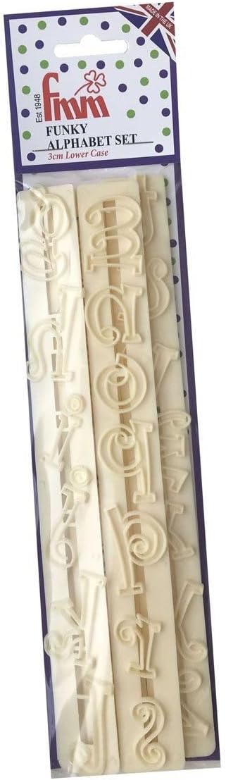 FMM Funky Alphabet Lower Case Tappit Cutters Set