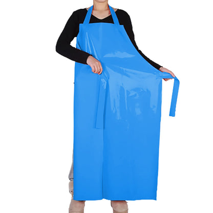 ELEBOX Waterproof Oil Proof Bib Apron Utility Apron Chemical Resistant Apron with Sleeve Work Apron Ultra Lightweight