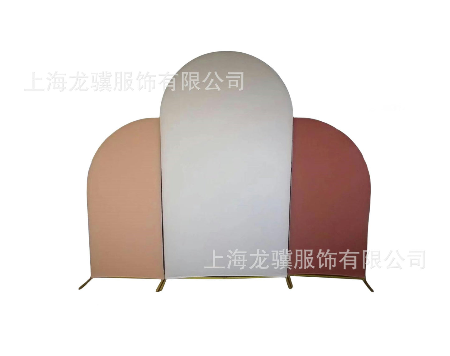 Sweet taize Wedding Arch Cover Set 3pcs Half Round Spandex Elastic Arch Backdrop Frame Stand Cover for Wedding Banquet Party 140/220cm