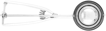 Restaurantware Met Lux 3 Ounce Gelato Scoop - Ambidextrous Ice Cream Scoop with Built-In Blade, Stainless Steel