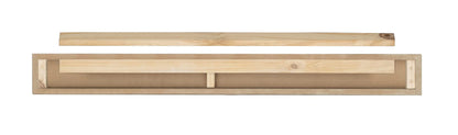 Pearl Mantels ARYB48612 Premium Grade A MDF White mantel shelf, Crisp White paint, 48"L x 9"D x 5"H, The perfect compliment to your hearth and home