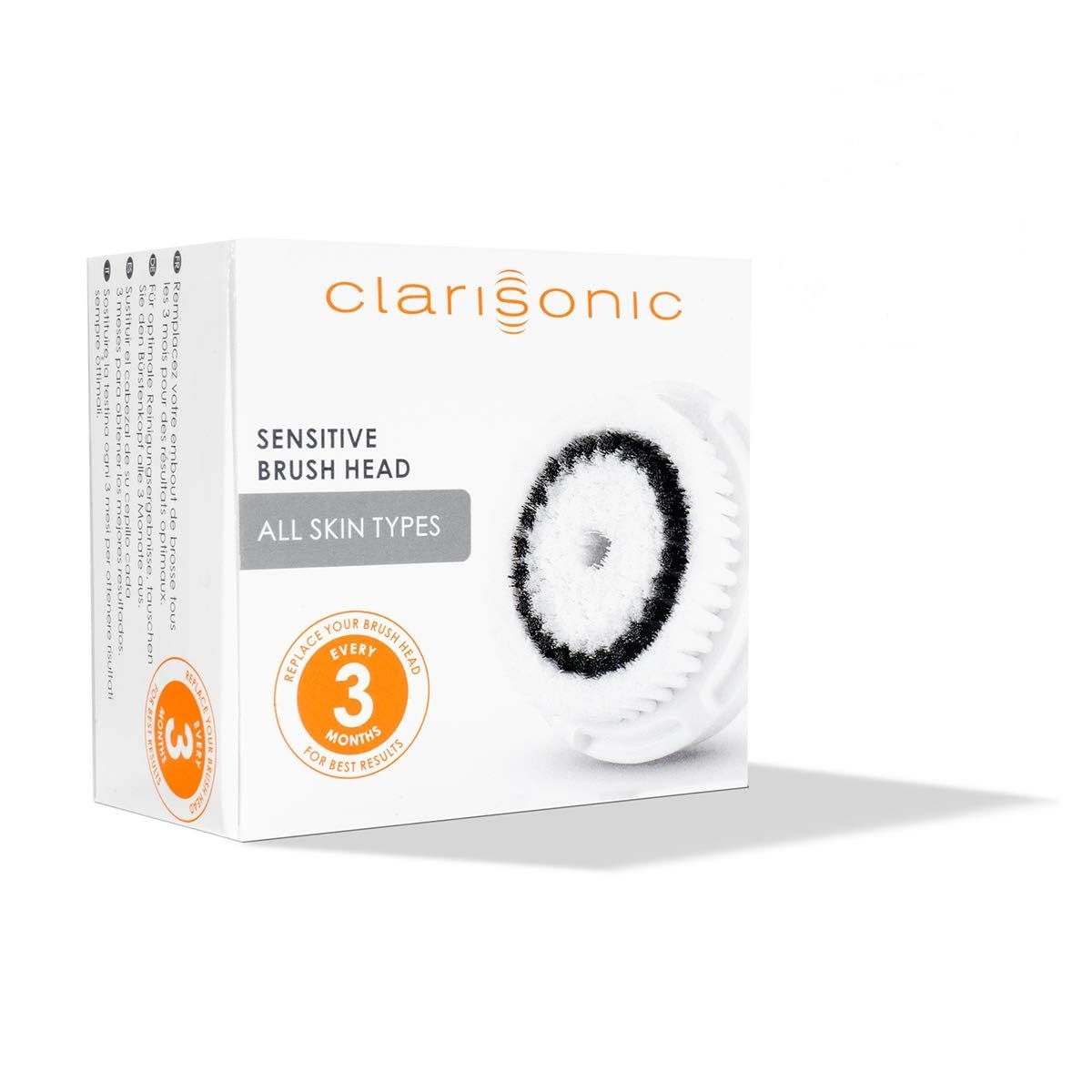 Clarisonic Sensitive Facial Cleansing Brush Head Replacement for Mia 1, Mia 2, Mia Fit, Alpha Fit, 2 Count