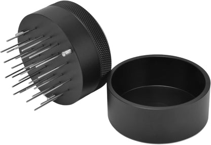 28 Needle WDT Tool, Handheld Espresso Stirrer Coffee Tamper, 51-58mm Espresso Coffee Distributor Tool (58mm)