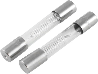 uxcell 2 Pcs Microwave Oven 6 x 40mm Axial Glass Fuse Tubes, 850mA 0.85A 5KV (Pack of 2)