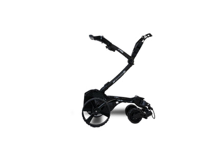 MGI Zip Navigator All Terrain Electric Golf Cart - 36 Hole Battery - Remote Control - Accessories Included (Drink, Umbrella, & GPS-Phone Holer), Gloss Black-Matte Black
