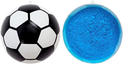 Ultimate Party Supplies Gender Reveal Soccer Ball | Blue and Pink Powder Kit | Non-Transparent | Gender Reveal Party