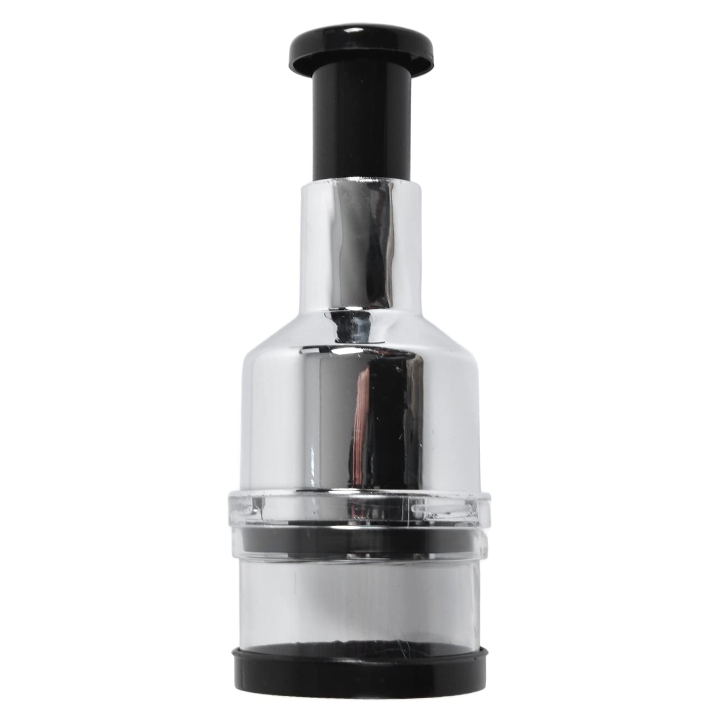 Manual Food Chopper Stainless Steel Vegetable Cutter for Onions Garlic Nuts Salads Hand Operated Kitchen Prep Tool