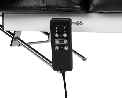 Beautymega Black Electric Beauty Bed Spa Styling Salon Beauty Chairs Massage Hydraulic Pump Cutting Chairs Reclining All Purpose Tattoo Equipment