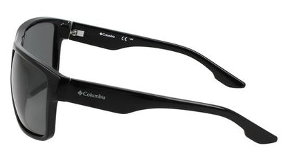Columbia Men's Sunglasses C571SP FAIRBANKS - Black/Smoke with Smoke Solid Polarized Lens